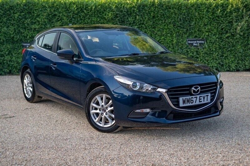 Blue Used 2018 Mazda 3 Hatchback | £7,600 (Good price) - Image 1/1