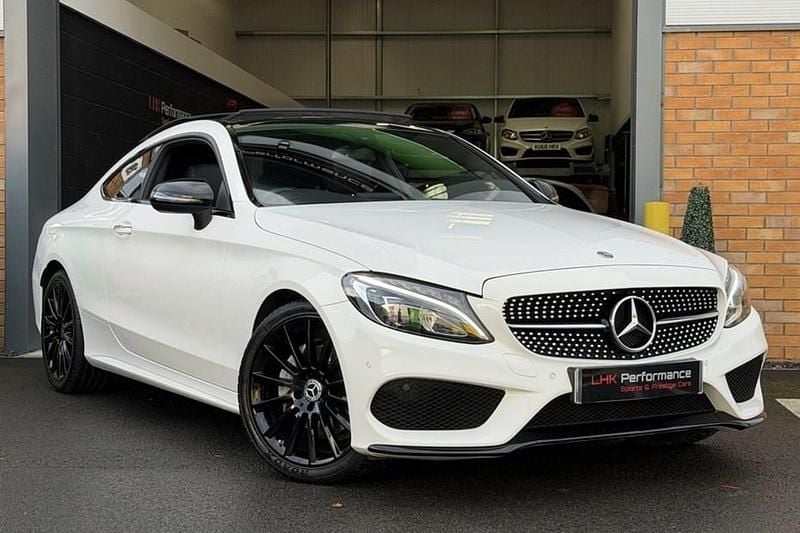 White Used 2017 Mercedes C220 AMG line Coupe | £16,495 (A bit pricey) - Image 1/1