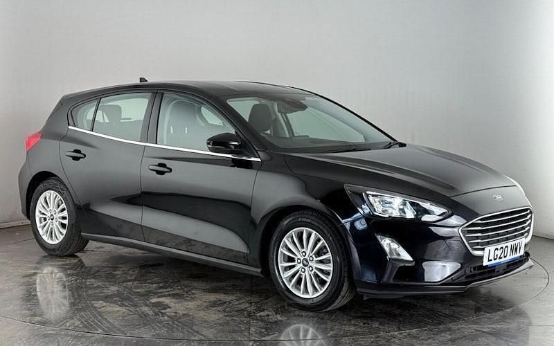 Black Used 2020 Ford Focus Titanium Hatchback | £13,600 (Good price) - Image 1/3