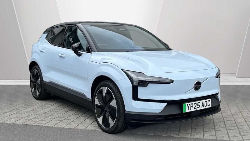 Blue New 2025 Volvo EX30 Performance SUV | £37,495 (Fair price) - Image 1/3