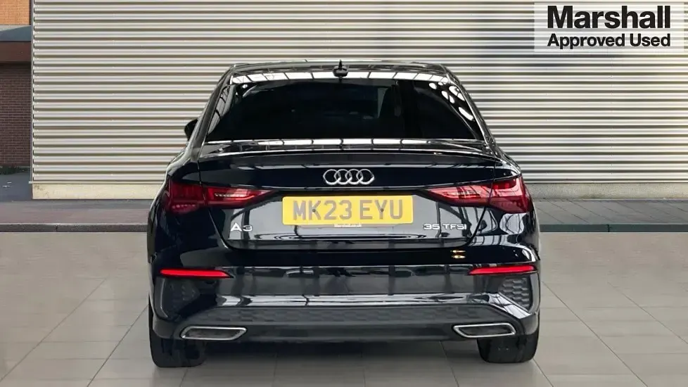 Used Audi A3 S-Line 150 HP (110 kW) 2023 Black Sedan