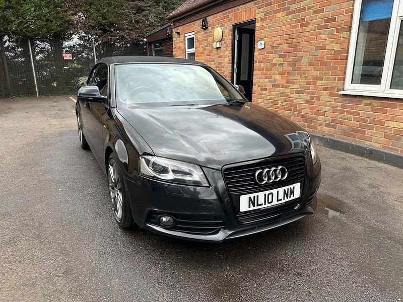 Black Used 2010 Audi A3 Cabriolet Black Edition Cabriolet | £1,775 (Good price) - Image 1/4