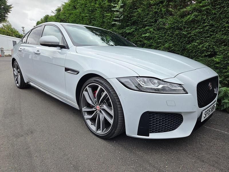 White Used 2015 Jaguar XF S Sedan | £12,495 (Fair price) - Image 1/4