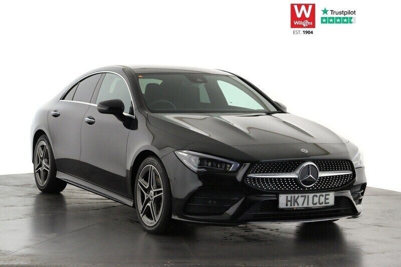 Black Used 2021 Mercedes CLA200 AMG Line Premium Plus Coupe | £26,499 (Expensive) - Image 1/4