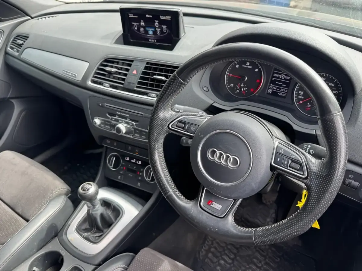 Used Audi Q3 S-line plus 184 HP (135 kW) 2016 Black SUV