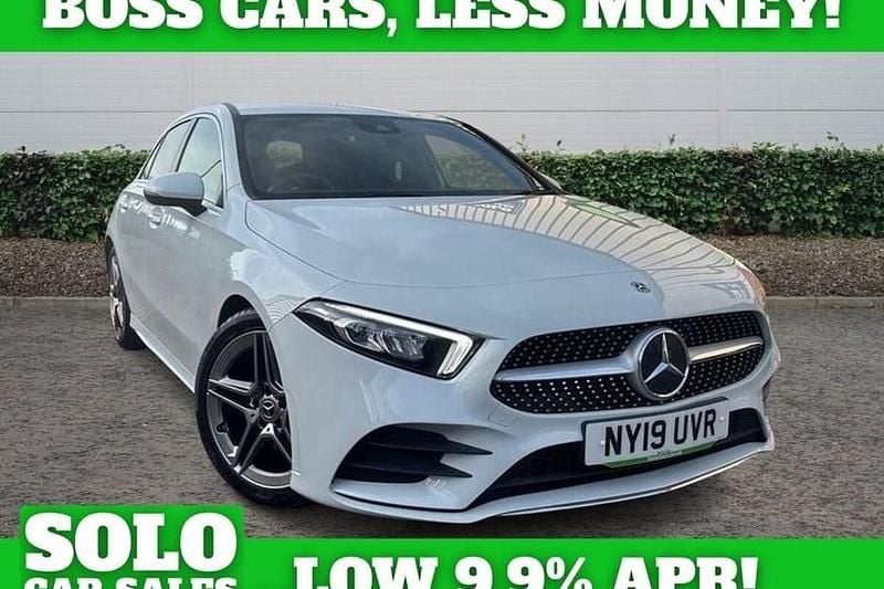 Used Mercedes A180 AMG line 2019 White Hatchback