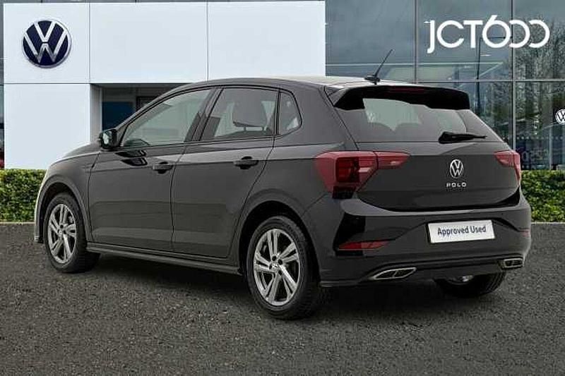 Used VW Polo R-line 95 HP (69 kW) 2023 Black Hatchback
