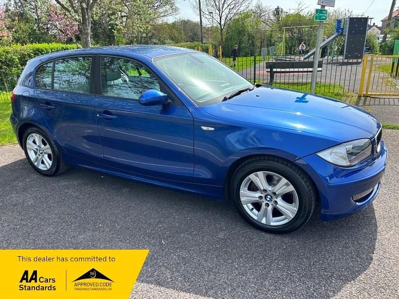 Used BMW 120 177 HP (130 kW) 2007 Blue Hatchback