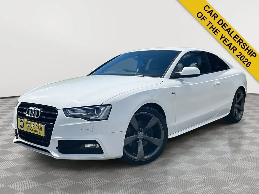 Used Audi A5 Black Edition 177 HP (130 kW) 2013 White Coupe