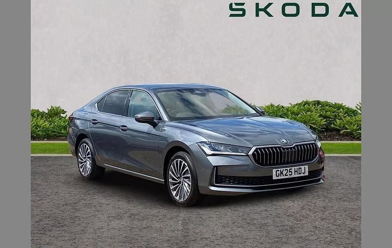 Grey Used 2025 Skoda Superb Hatchback | £36,995 - Image 1/4