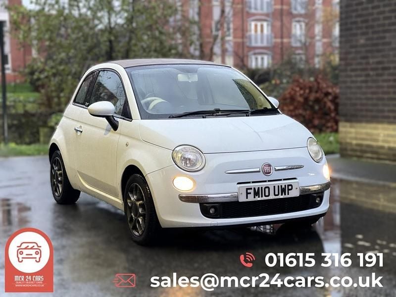 Used Fiat 500C Lounge 69 HP (50 kW) 2010 Blue Cabriolet