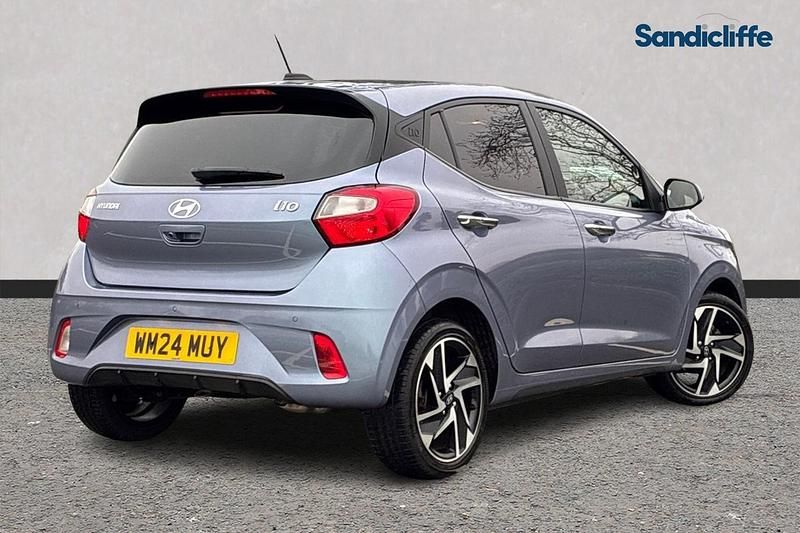 Used Hyundai i10 Premium 2024 Blue Hatchback