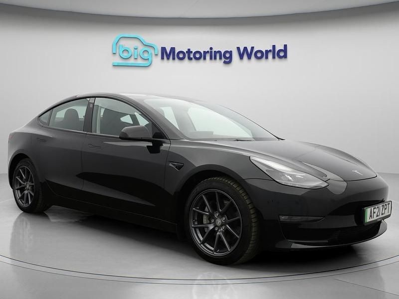 Black Used 2021 Tesla Model 3 Long Range Sedan | £17,000 (Good price) - Image 1/4