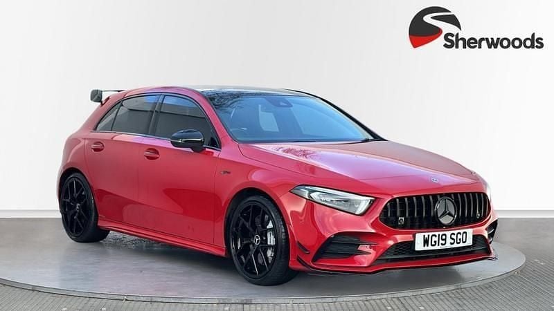 Used Mercedes A35 AMG Premium Plus 2019 Red Hatchback
