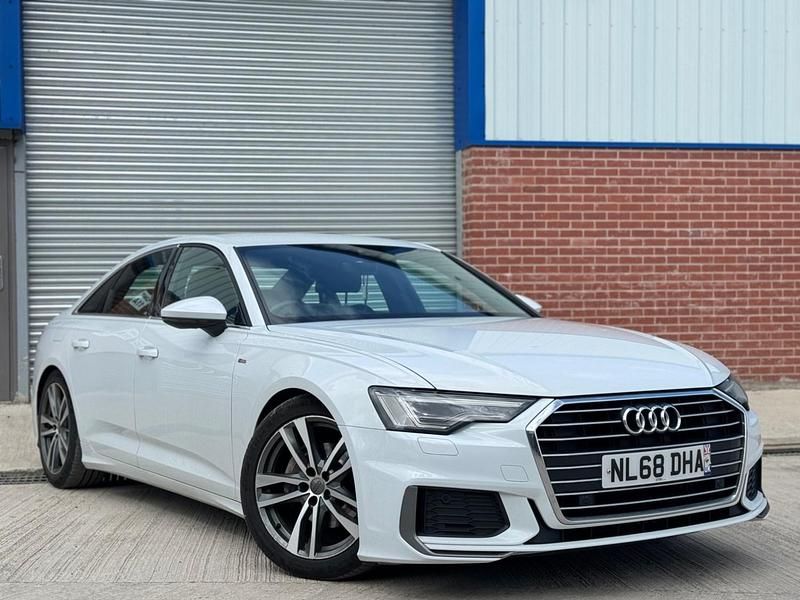 Used Audi A6 S-Line 204 HP (150 kW) 2018 White Sedan