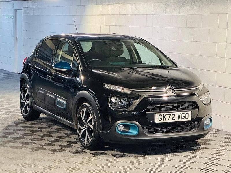 Black Used 2022 Citroën C3 PureTech Hatchback | £4,989 (Fair price) - Image 1/4