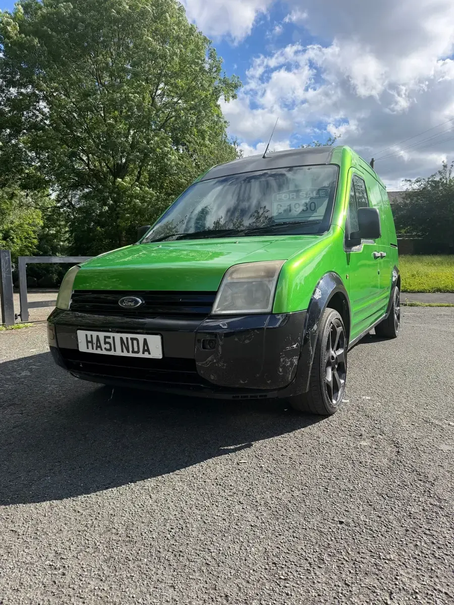 Used Ford Transit Connect 90 HP (66 kW) 2007 Green MPV