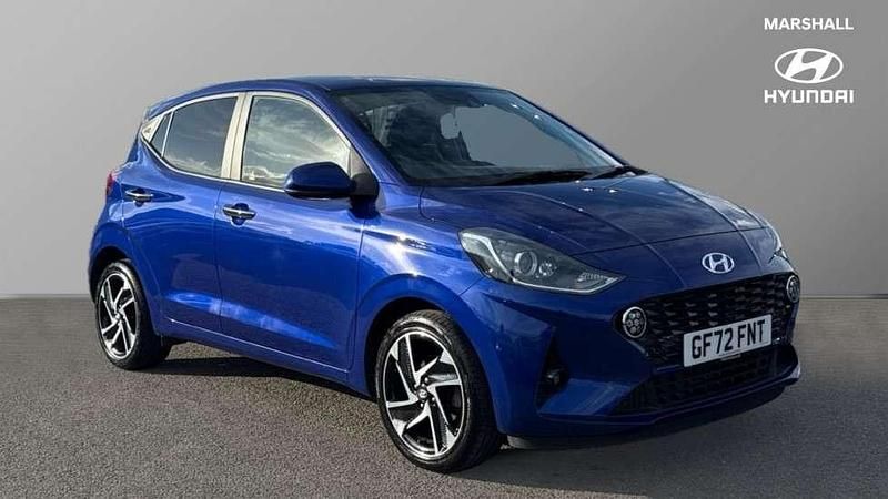 Blue Used 2022 Hyundai i10 Premium Hatchback | £14,988 (A bit pricey) - Image 1/4