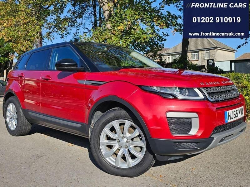 Red Used 2015 Land Rover Range Rover evoque SE SUV | £12,995 (Fair price) - Image 1/4