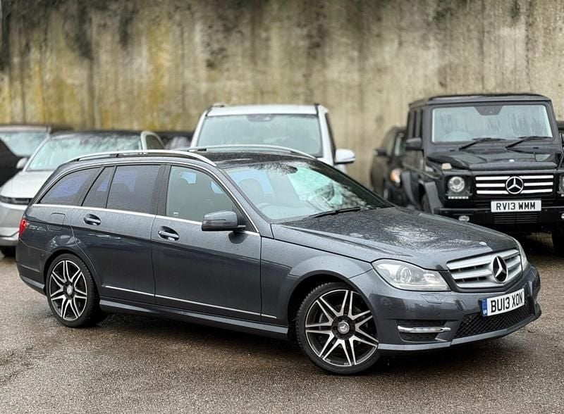 Grey Used 2013 Mercedes C250 AMG Estate | £4,990 (A bit pricey) - Image 1/4