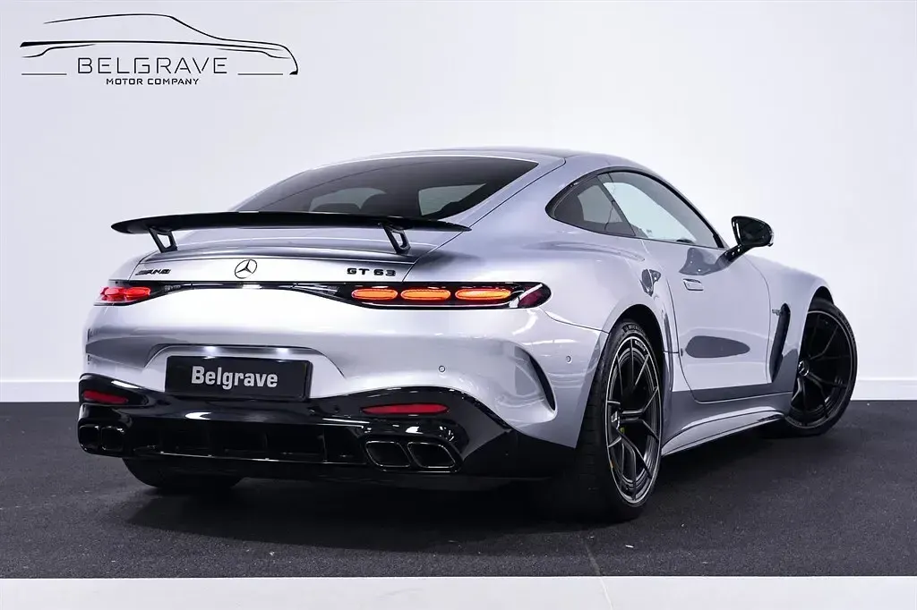 Used Mercedes AMG GT Premium Plus 2024 Hightech silver metallic with contrast black napp Coupe