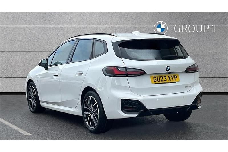 Used BMW 223 Active Tourer M Sport 204 HP (150 kW) 2023 Alpine white MPV