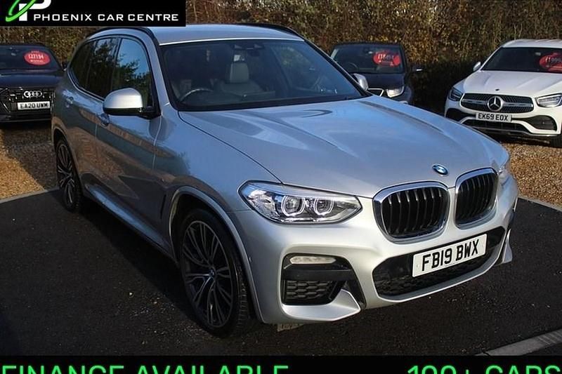 Glacier silver metallic Used 2019 BMW X3 M Sport SUV | £22,995 (Super price) - Image 1/1