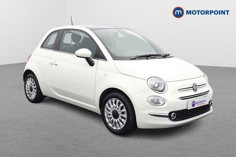 White Used 2023 Fiat 500 Hatchback | £9,399 (Good price) - Image 1/4