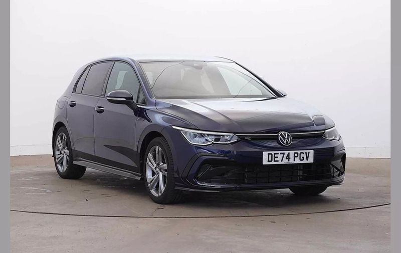 Blue Used 2024 VW Golf VIII R-line Hatchback | £23,990 (Fair price) - Image 1/4