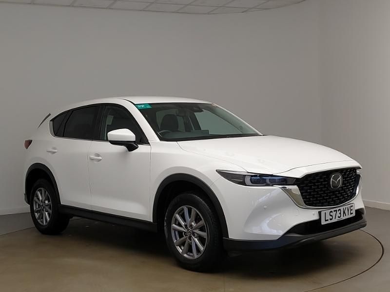 White Used 2023 Mazda CX-5 Center-Line SUV | £17,998 (Good price) - Image 1/4