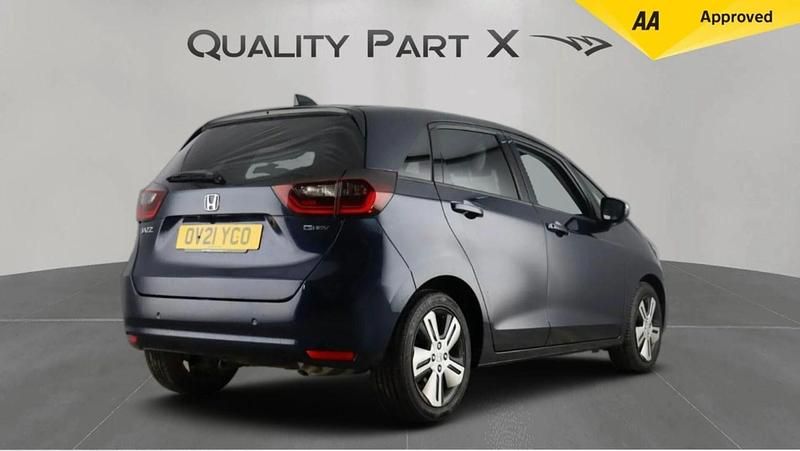 Used Honda Jazz Hybrid 109 HP (80 kW) 2021 Blue Hatchback