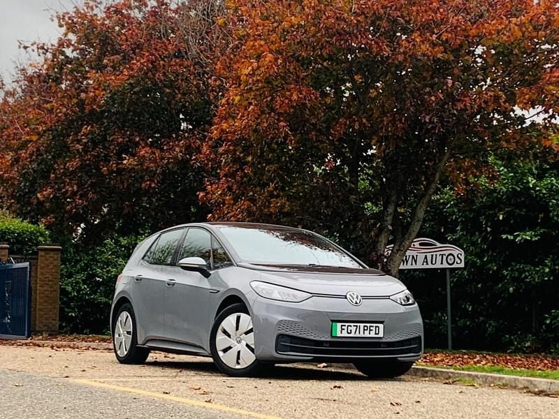 Used VW ID.3 Pure 110 kW (150 HP) 2021 Grey Hatchback