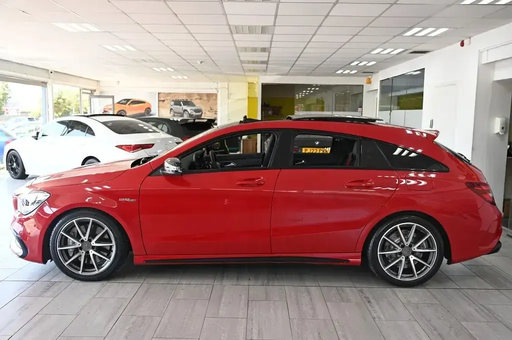 Used Mercedes CLA45 AMG 381 HP (280 kW) 2018 Red Coupe