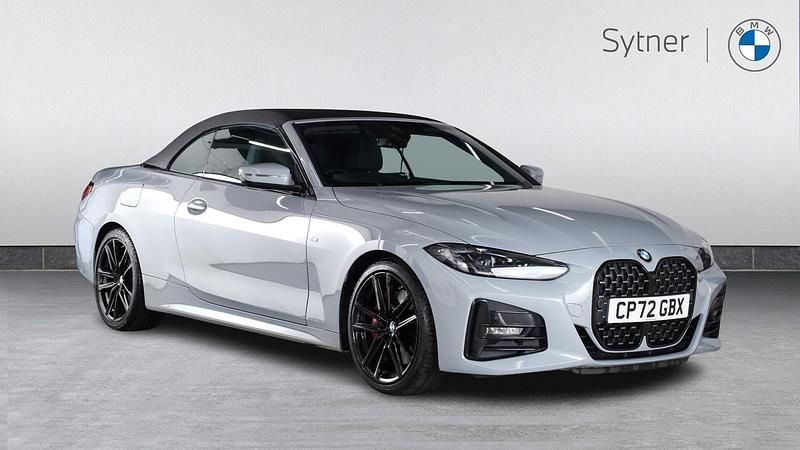 Grey Used 2022 BMW 420 M Sport Cabriolet | £29,000 (Fair price) - Image 1/4
