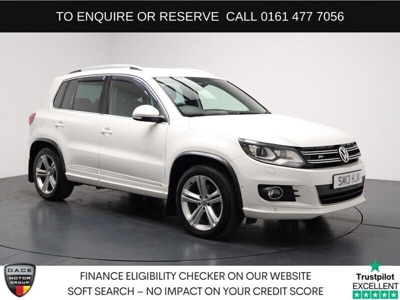 White Used 2013 VW Tiguan R-line SUV | £9,990 (Fair price) - Image 1/3