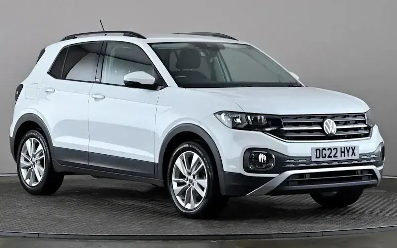 Used VW T-Cross Active 110 HP (80 kW) 2021 White SUV