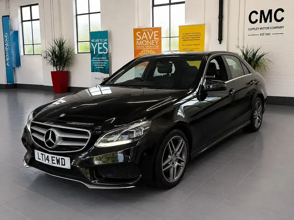 Used Mercedes E220 AMG 2014 Black Sedan