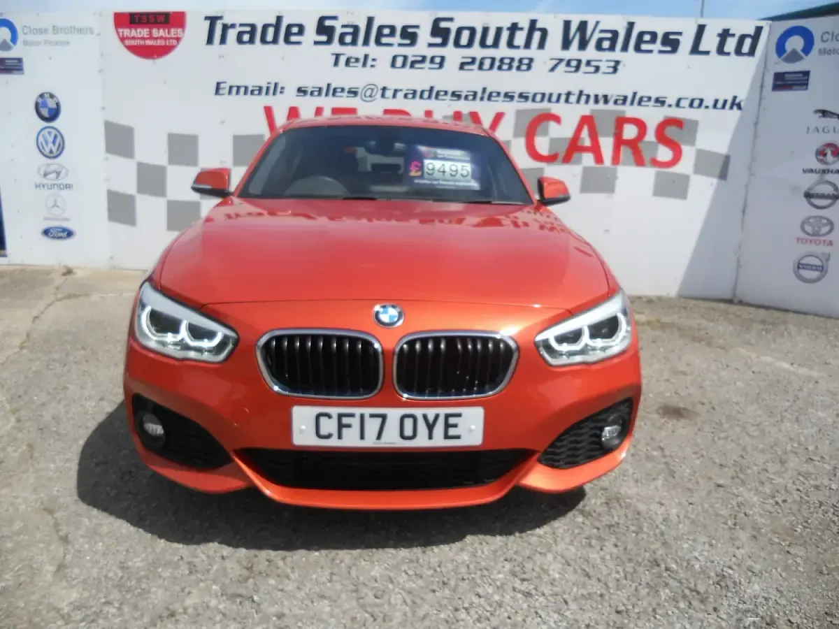 Used BMW 118 M Sport 2017 Orange Hatchback