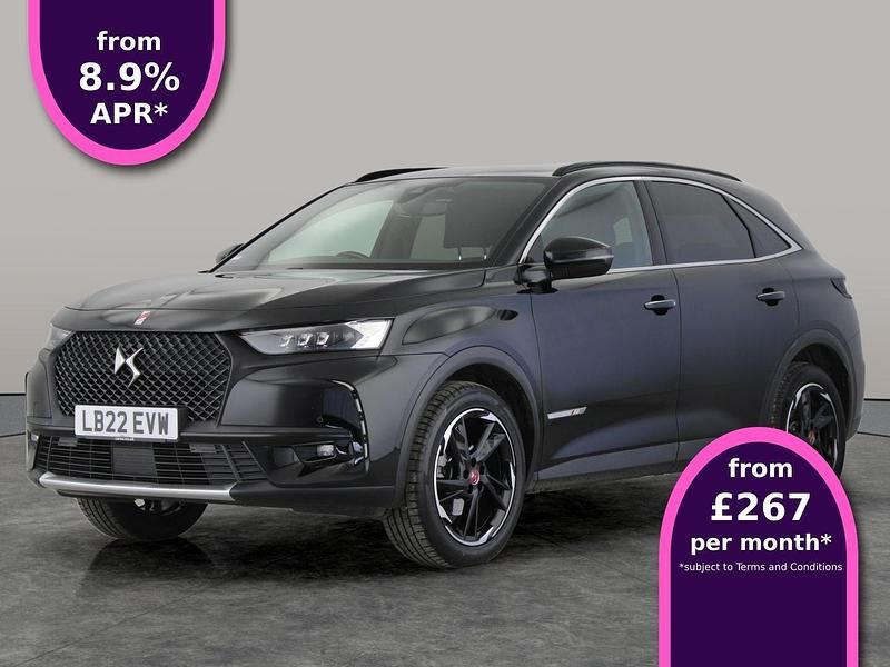 Black Used 2022 DS Automobiles DS7 Crossback Performance Line Plus SUV | £18,490 (Fair price) - Image 1/3