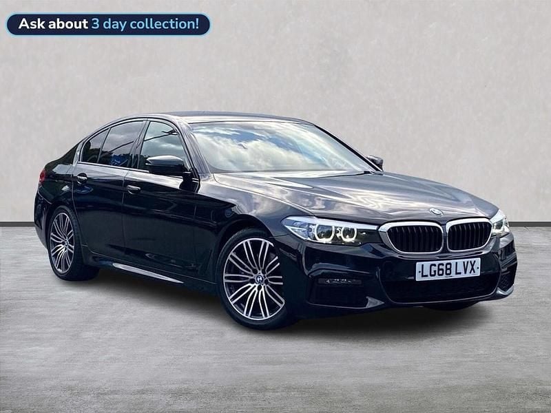 Black Used 2018 BMW 530 M Sport Sedan | £18,299 (Fair price) - Image 1/4