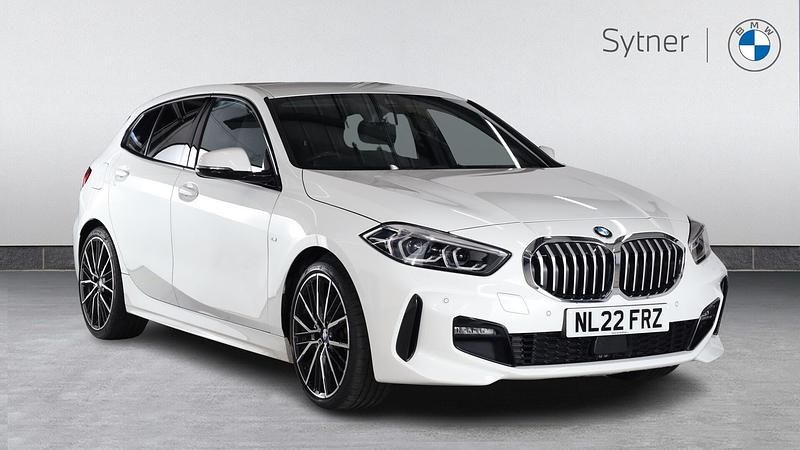 White Used 2022 BMW 118 M Sport Hatchback | £19,500 (Good price) - Image 1/4