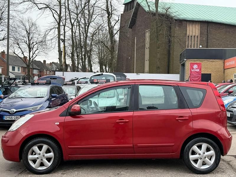 Used Nissan Note Acenta 88 HP (64 kW) 2008 Red Hatchback