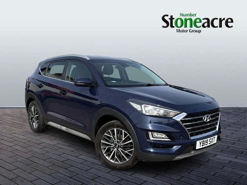 Used Hyundai Tucson Premium 177 HP (130 kW) 2019 Blue SUV
