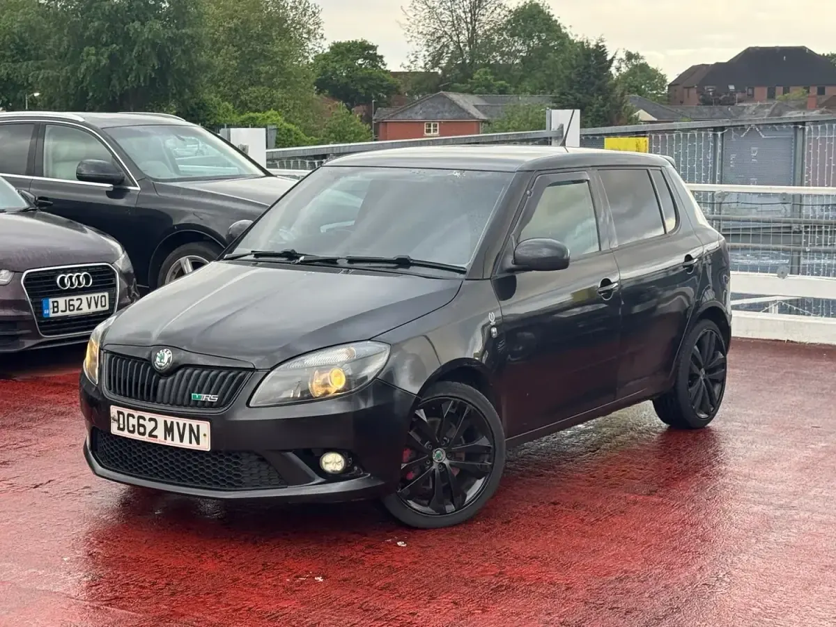 Used Skoda Fabia vRS 180 HP (132 kW) 2012 Black Hatchback
