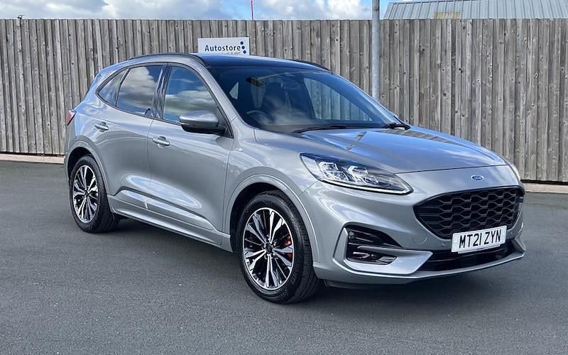 Silver Used 2021 Ford Kuga ST-Line X SUV | £19,085 (Fair price) - Image 1/4