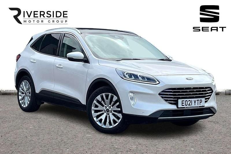 White Used 2021 Ford Kuga Titanium SUV | £14,898 (Fair price) - Image 1/4