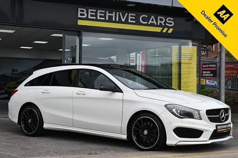 White Used 2016 Mercedes CLA220 Shooting Brake AMG Estate | £11,950 (Fair price) - Image 1/4