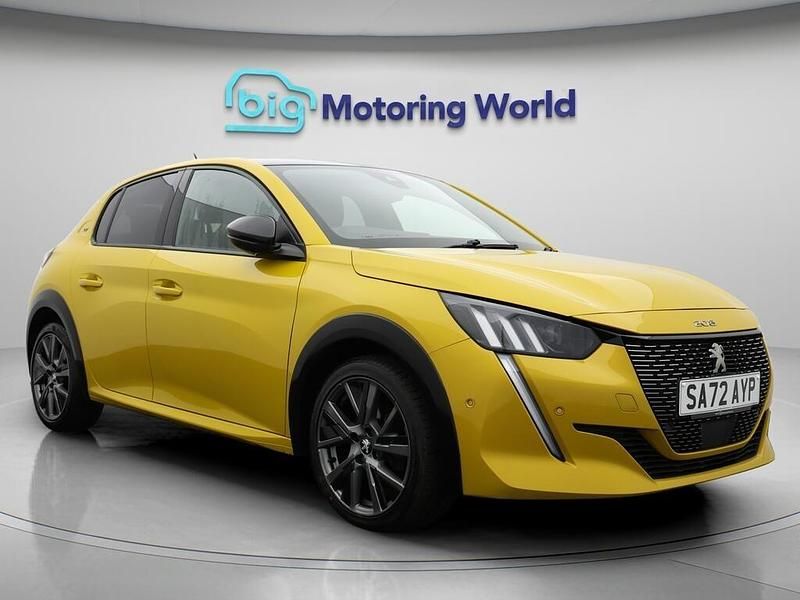 Yellow Used 2022 Peugeot 208 Premium Hatchback | £11,200 (Fair price) - Image 1/4