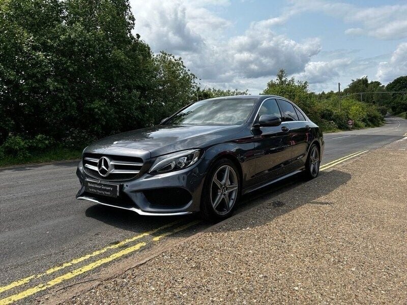 Grey Used 2016 Mercedes C220 AMG line Sedan | £11,995 (Fair price) - Image 1/4