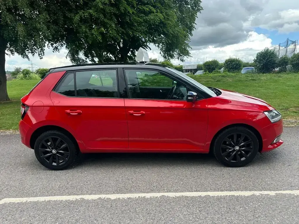 Used Skoda Fabia Colour Edition 95 HP (69 kW) 2020 Red Hatchback